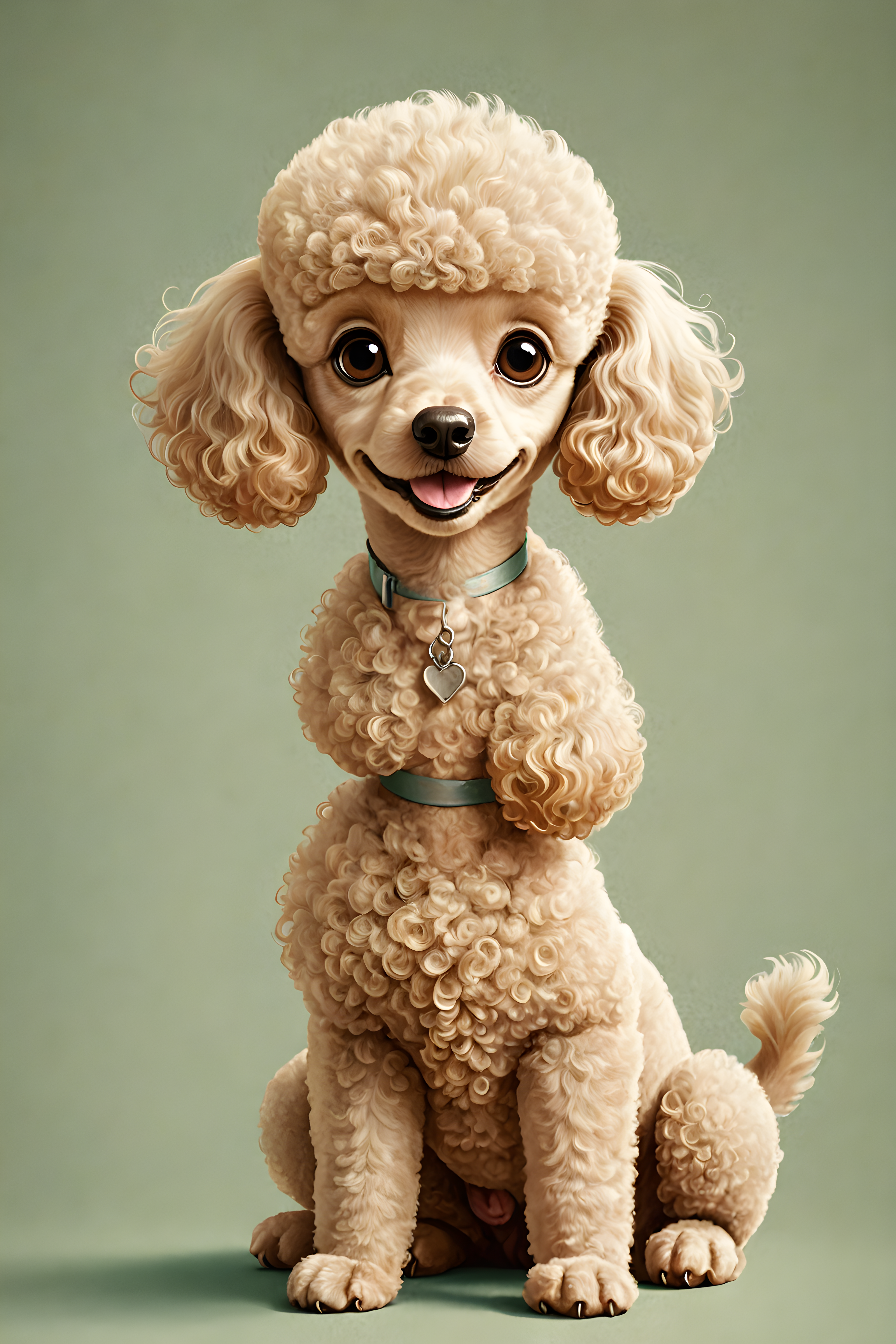 1950s Poodle — Cartoon / Kawaii (Emotional)