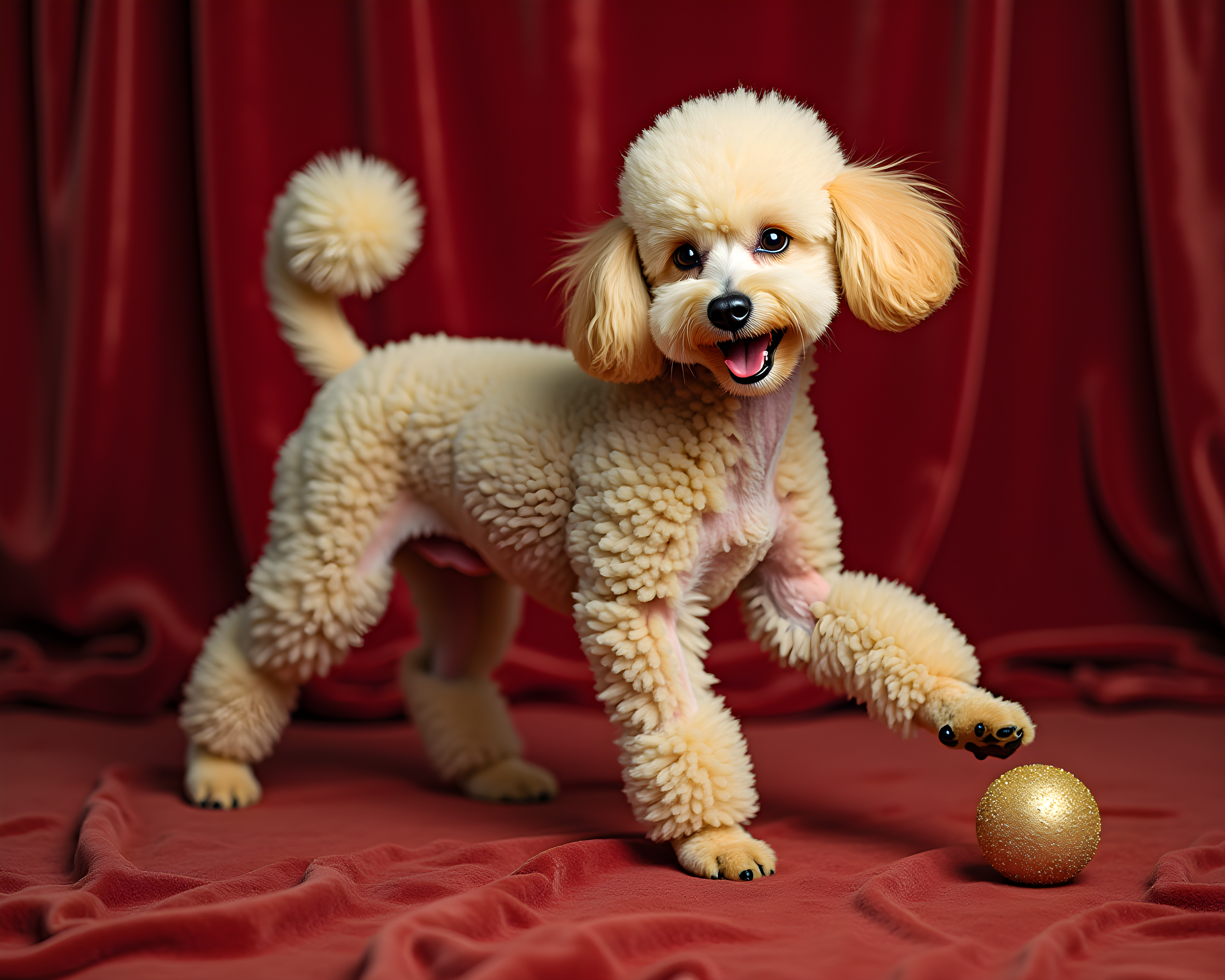 1950s Poodle — Luxury (Playful)
