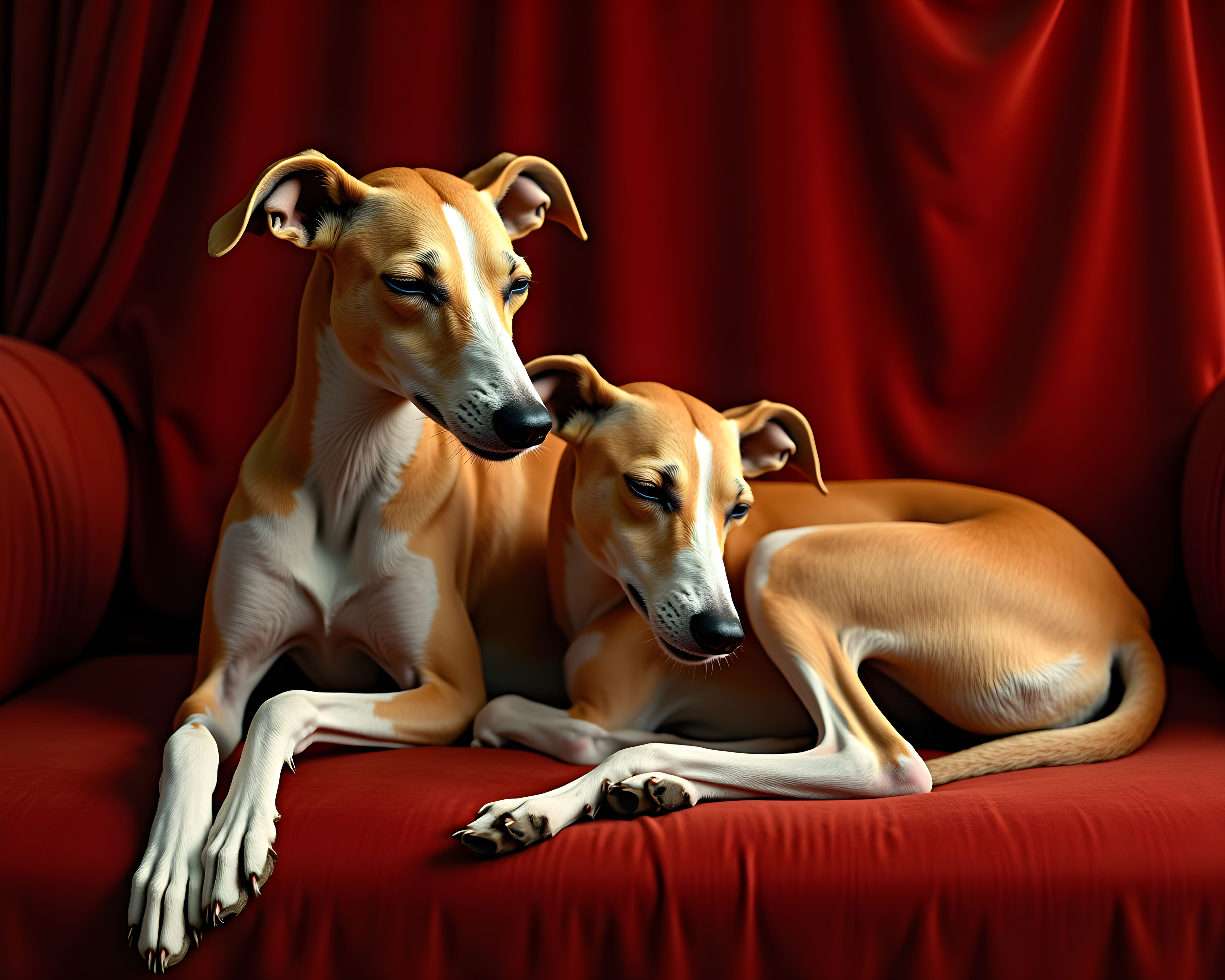 Art Deco Greyhound — Luxury (Sleepy)