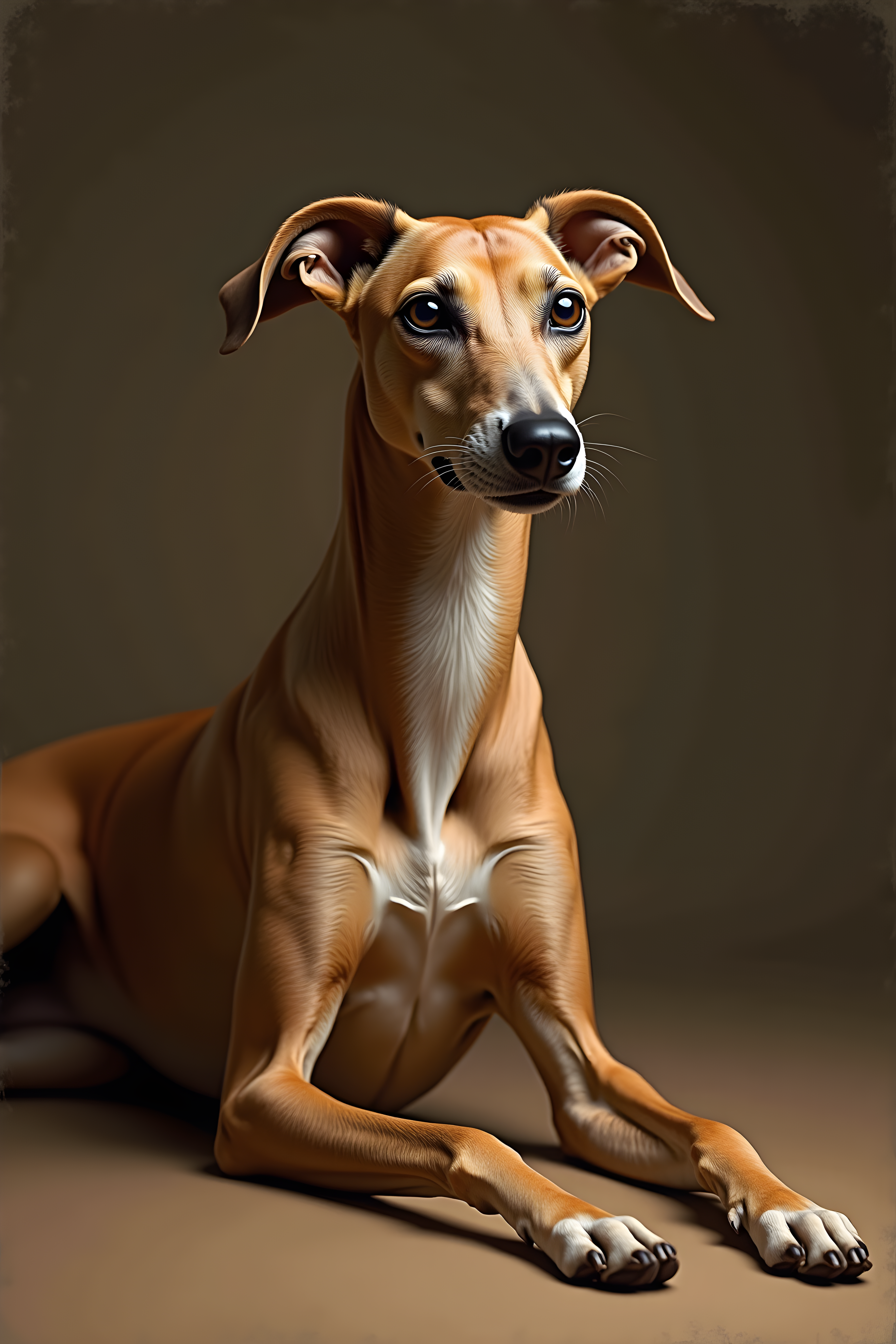 Art Deco Greyhound — Realistic (Motivational)