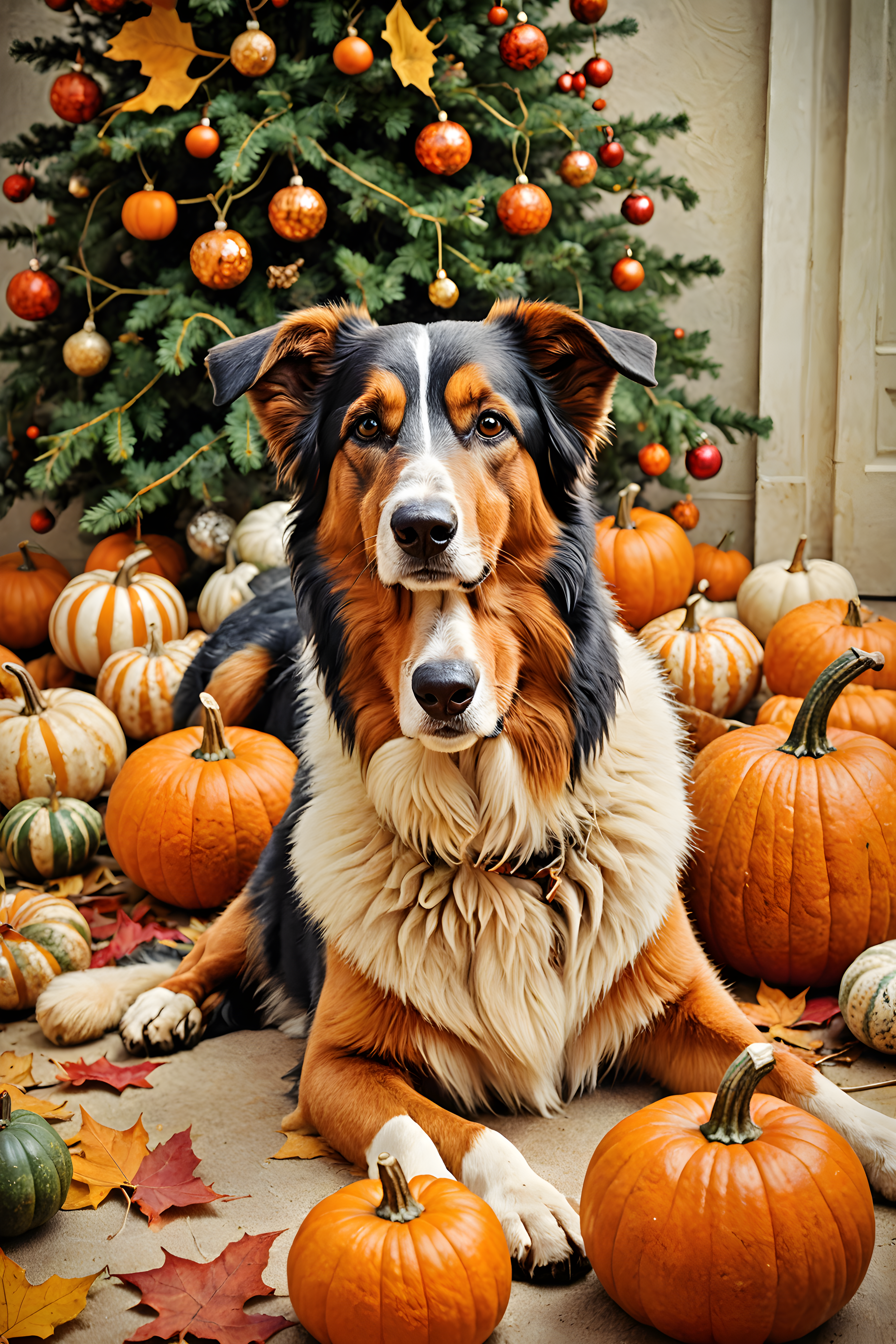 Old Photograph Shepherd — Abstract (Seasonal)