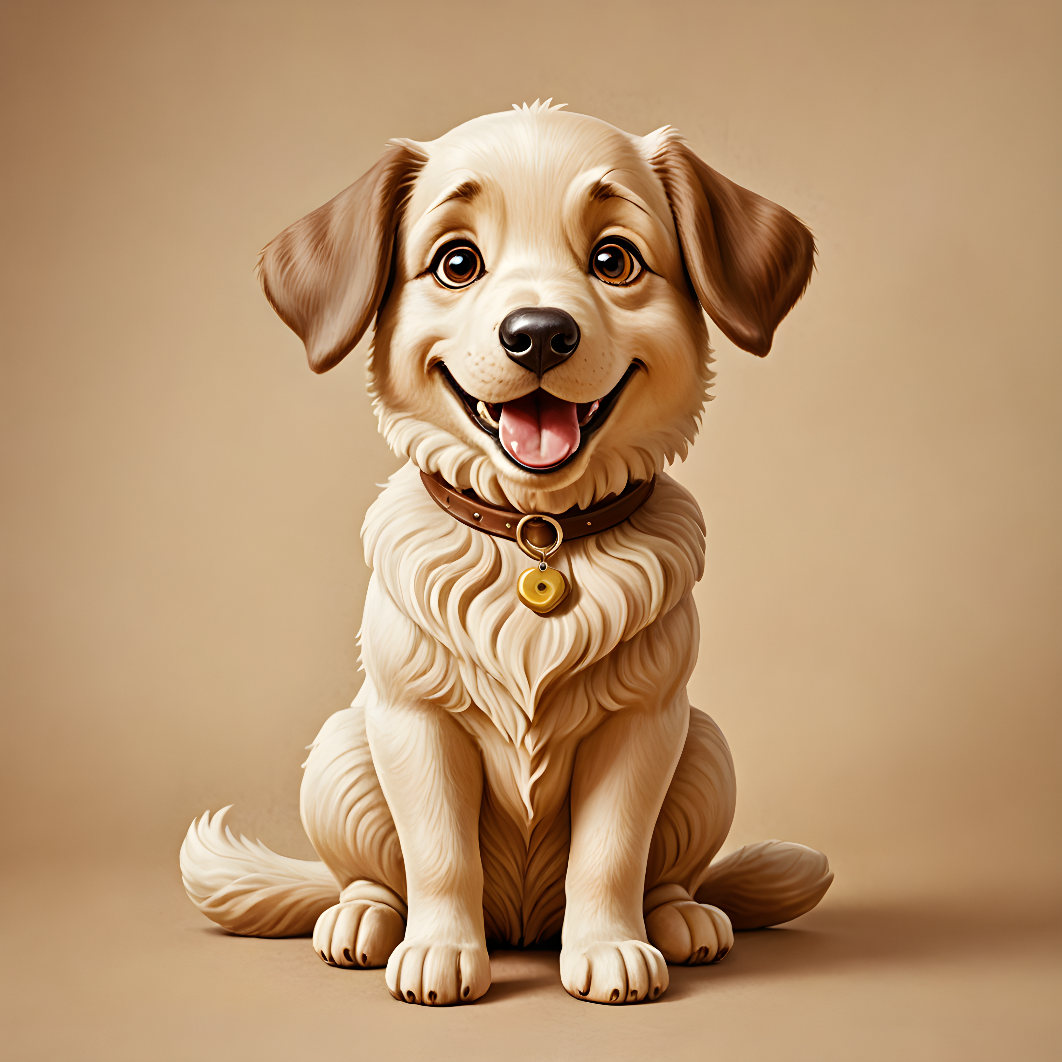Old Photograph Shepherd — Cartoon / Kawaii (Happy)