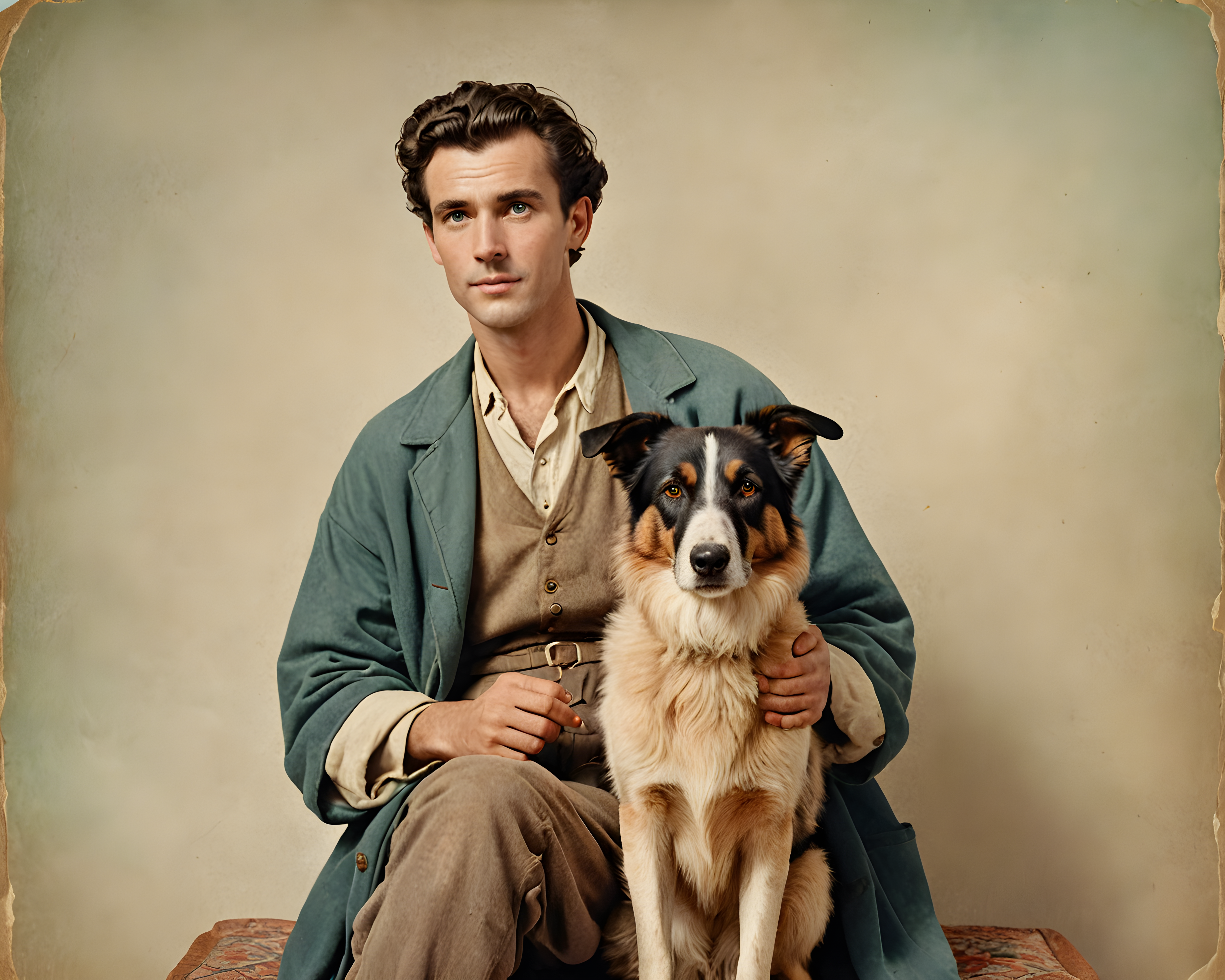 Old Photograph Shepherd — Modern Aesthetic (Aesthetic)