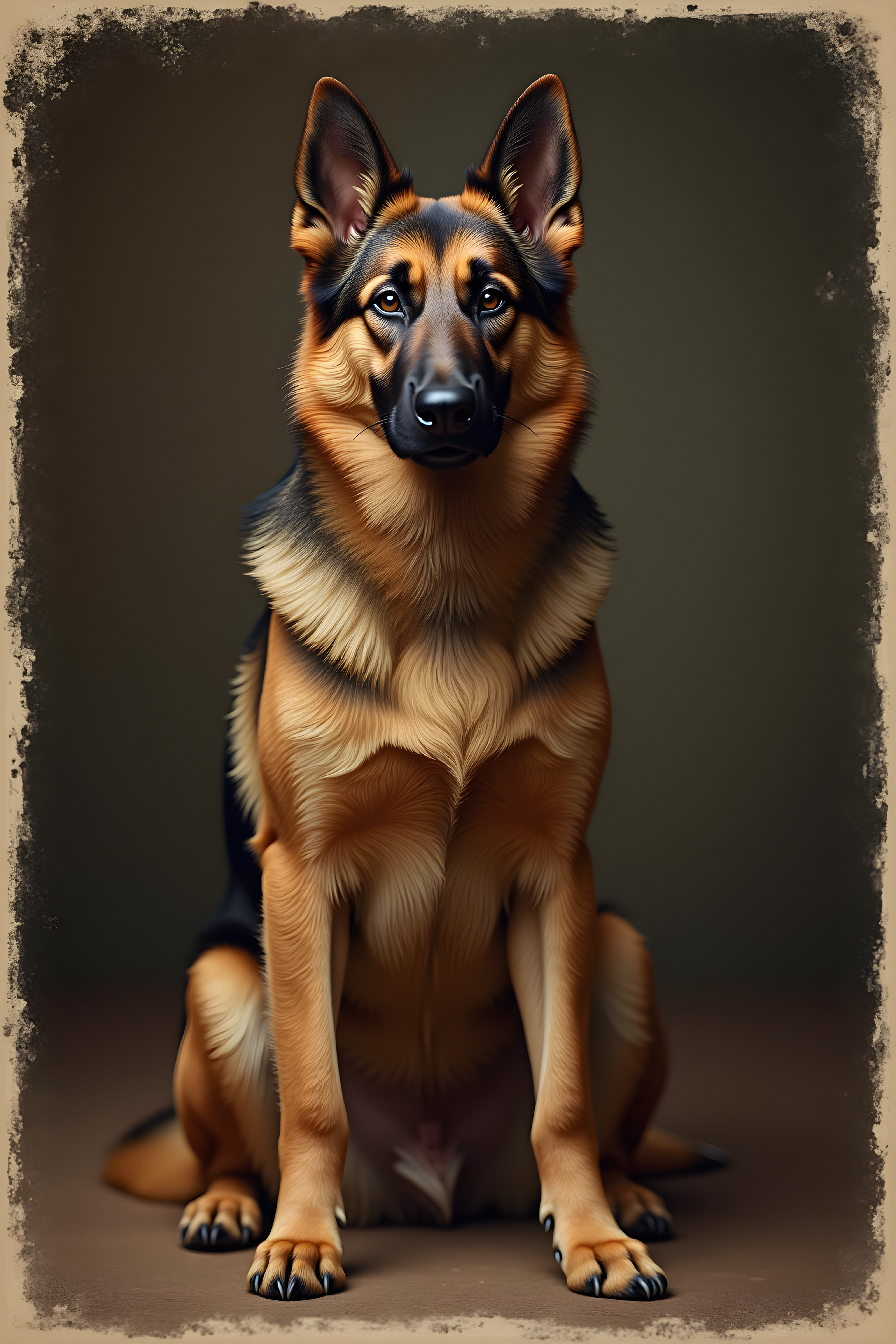 Old Photograph Shepherd — Realistic (Motivational)