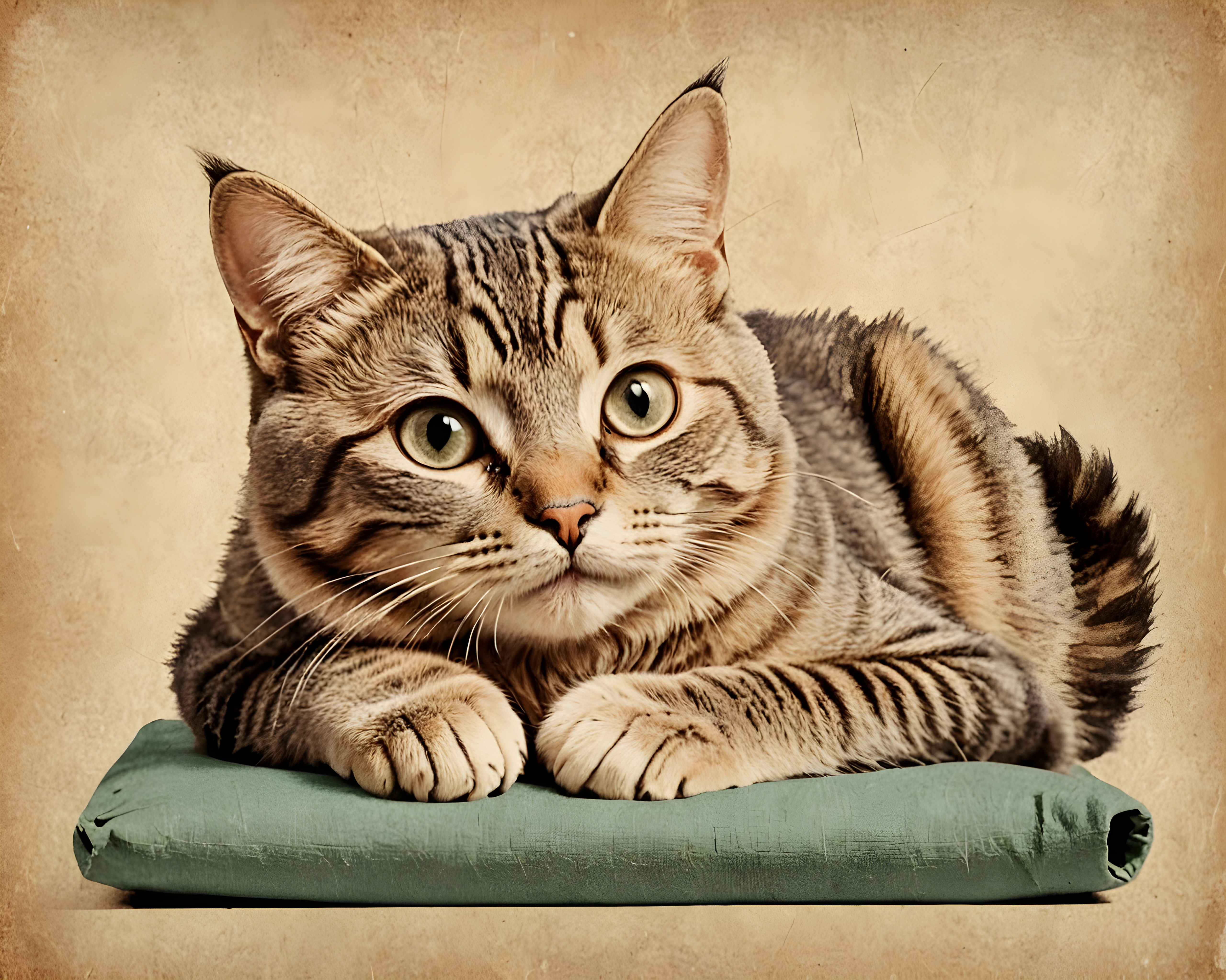 Retro Cat — Vintage Poster (Cute)