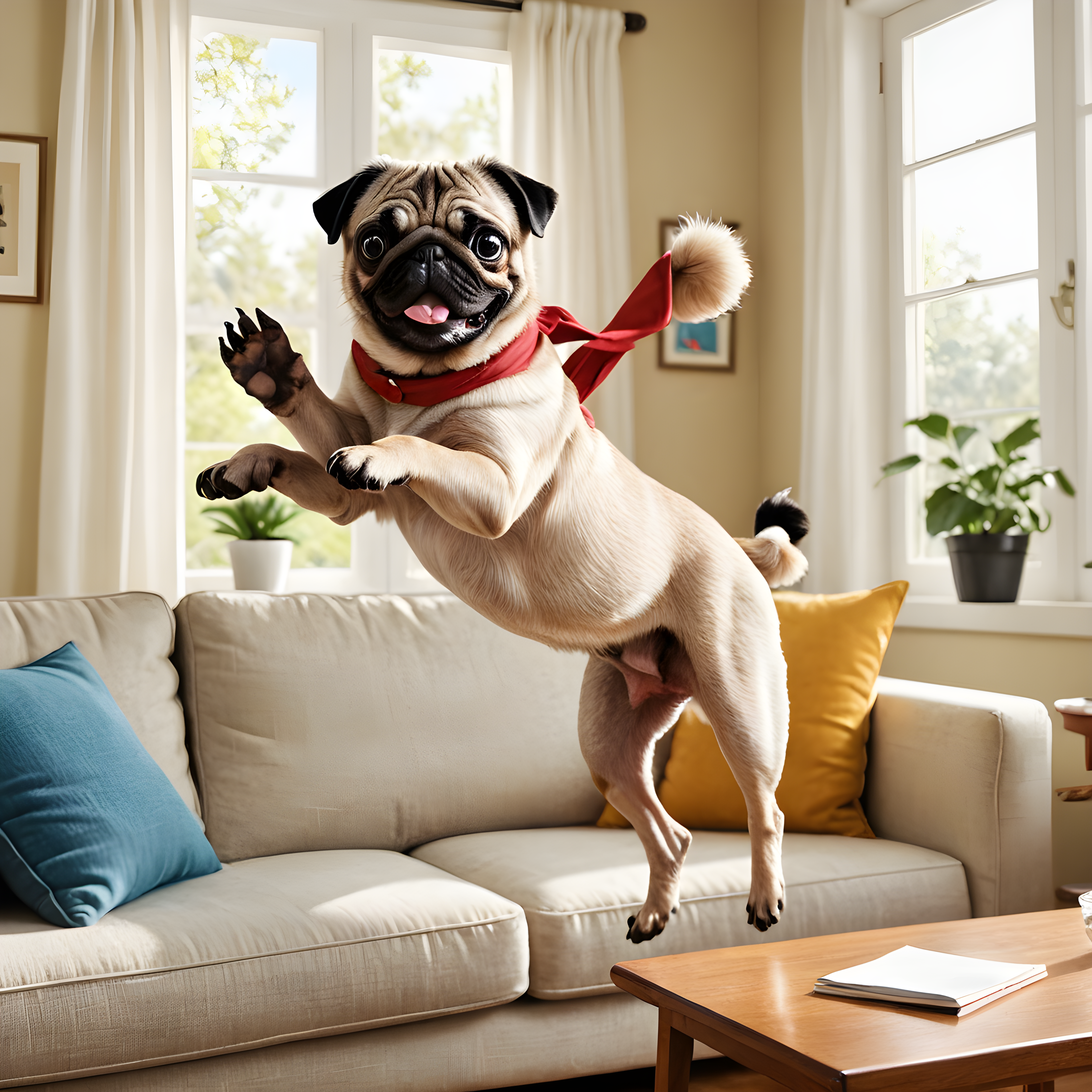 Vintage Pin Up Pug — Funny (Lifestyle)